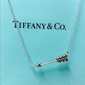 Silver Tiffany & Co. Arrow necklace