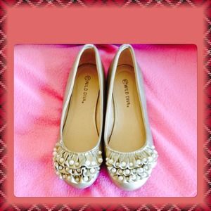 Beaded Front Flats