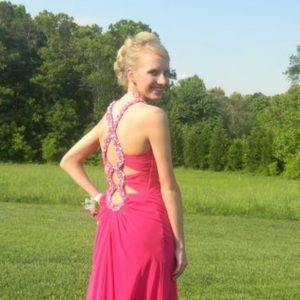 Hot Pink Prom Dress