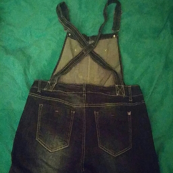 SKINNY JEAN OVERALLS - Picture 3 of 4