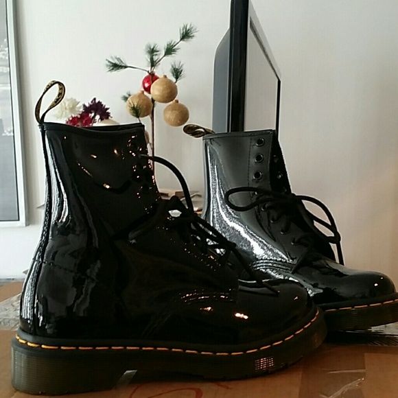 Patent leather Doc Martins