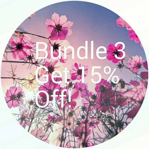 Bundle more than three, get 15% discount!