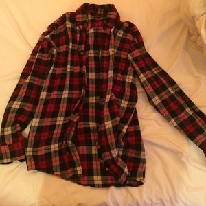 Very oversize plaid flannel