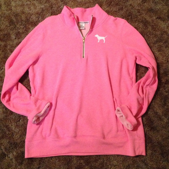 Victoria's Secret PINK HOT PINK SWEATER