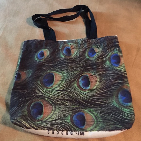 Peacock tote