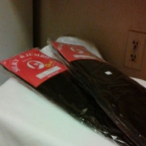 2 Packs brand new hair extensions black