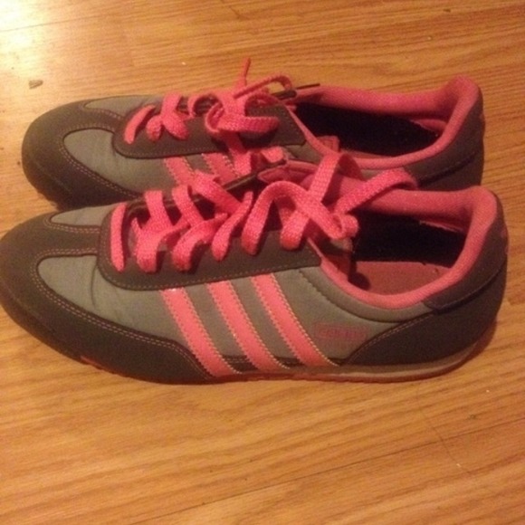 Pink & Grey Adidias - Picture 3 of 3