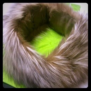 Versatile Rabbit Fur Head Band & Neck Scarf