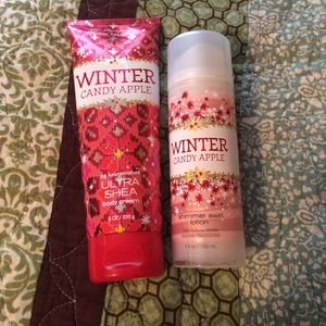 B&BW winter candy apple lotion!!:)