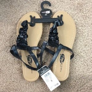 Rue 21 black sandals