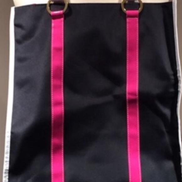 ESTEE LAUDER Navy Pink and White Tote and Polka Dot Cosmetic bag BUNDLE - Picture 5 of 5