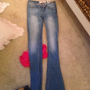 hollister bootcut light wash jeans