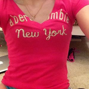 abercrombie kids v neck