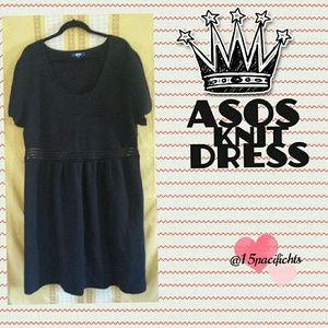 ASOS Knitted Black Dress