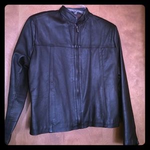 🎀Brown Short Leather Jacket