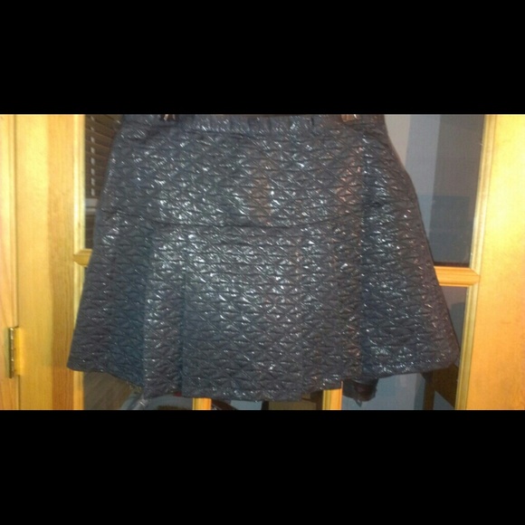 Black shimmery skirt
