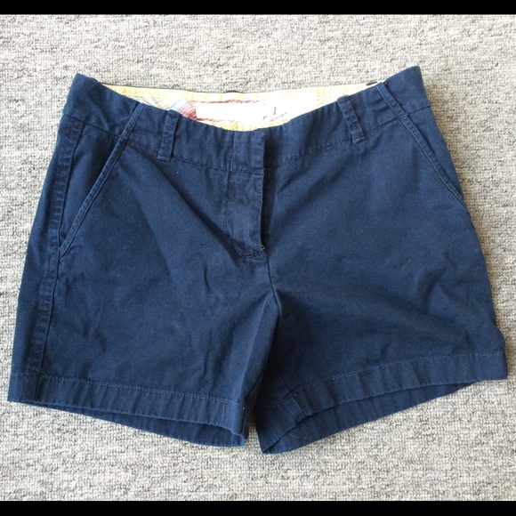 J. Crew navy chino shorts