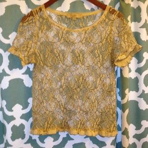 Sheer Lace Loft top