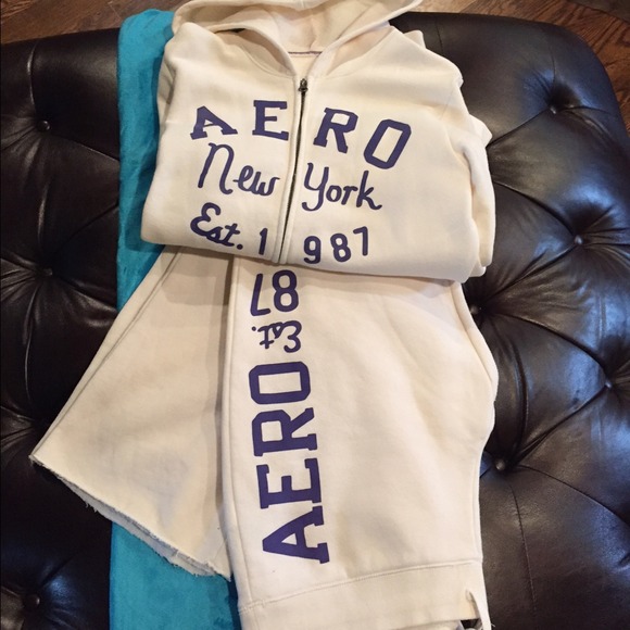 Aeropostale sweat pants and hoodie.