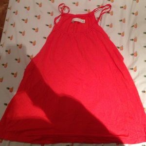 Madewell Coral Strappy Top