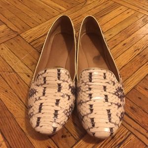 Coach snakeskin flats