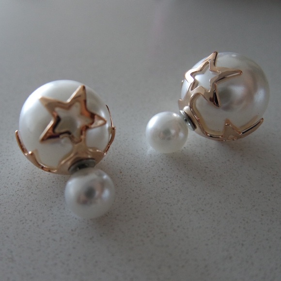 Jewelry - star struck white tribal earrings