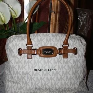 Michael Kors vanilla Hamilton Weekender