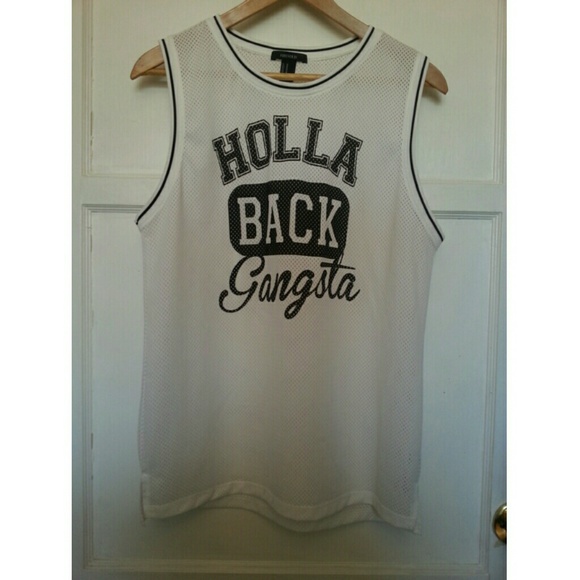 Holla back gangsta jersey