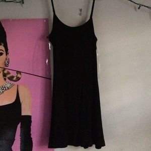 Black skater dress
