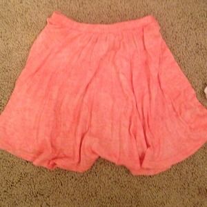 Orange super soft skirt
