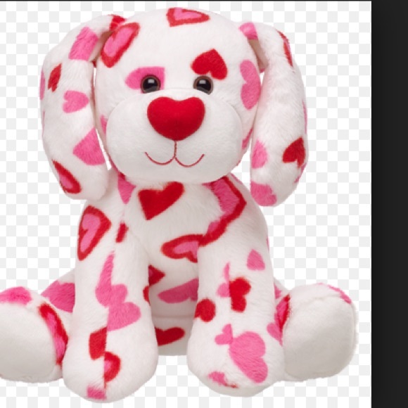 Valentines Day edition build-a-bear with clothes.
