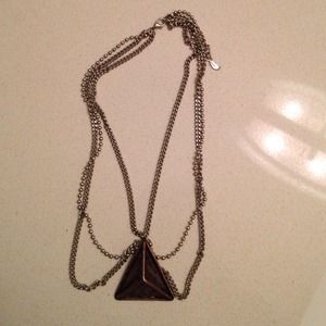 Nasty Gal Triangle 3D Pendant