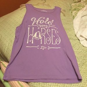 Lauren James "Hold Your Horses" Tank in Lilac