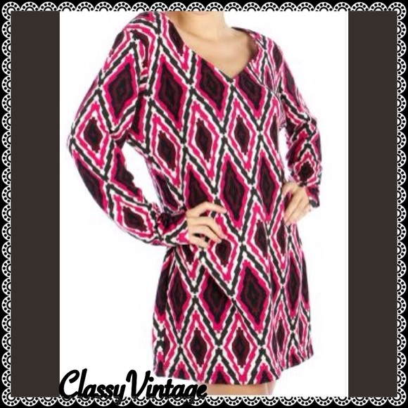 Boutique Dresses & Skirts - Fun retro tunic- size 1X NWT