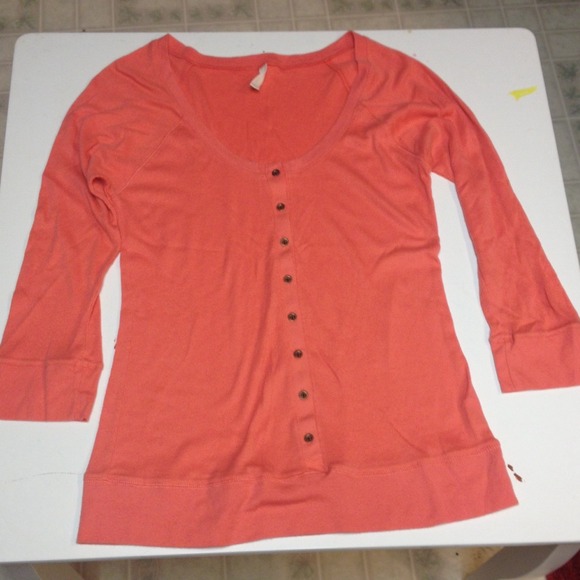 Coral Shirt From Old Navy