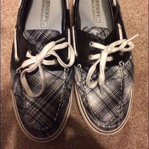 Sperry Shoes - Black and White Sperry's