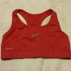 Nike Sports Bra Red Small