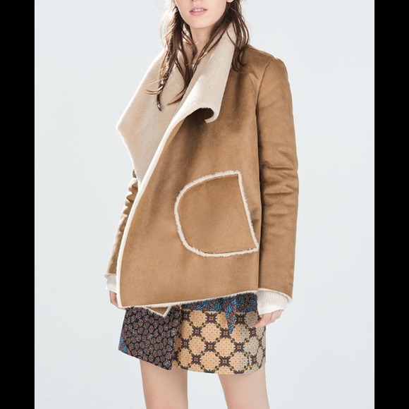 🧡Zara TRF Double Sided Coat - Picture 2 of 4