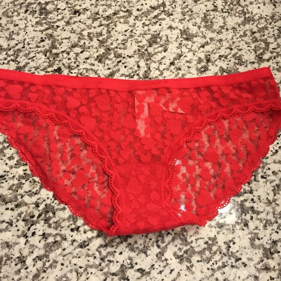 27 off Victoria's Secret Other ️Victoria's Secret Red Heart Panties