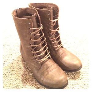 Madden Girl combat boots!