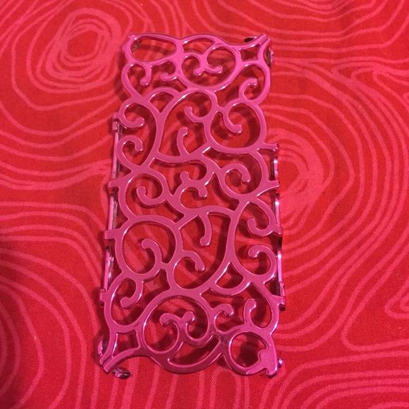cute metallic pink hollow case for iPhone 5/5S - Picture 1 of 1