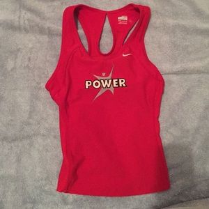Mossa/BTS Nike group power racerback tank
