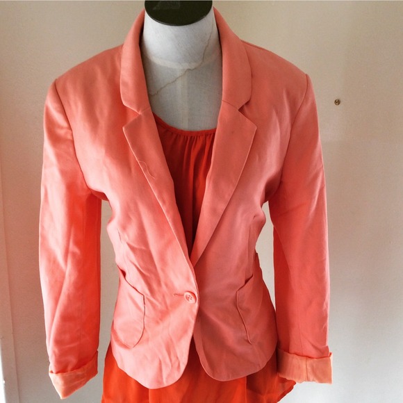 Peach blazer