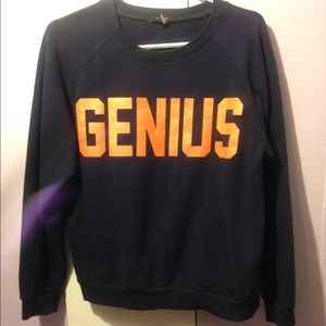 Small forever 21 "genius" sweater