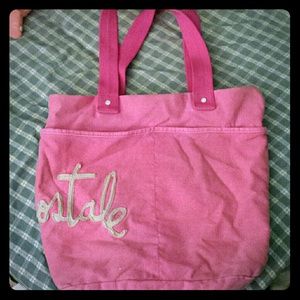 Pink Aeropostale tote bag.