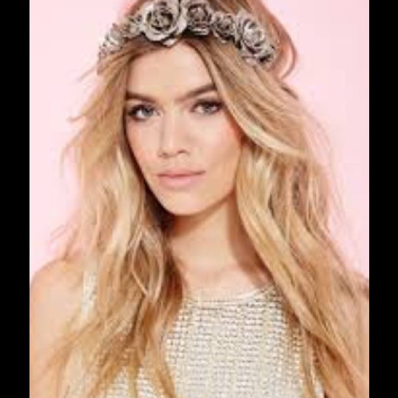 Metallic ROSE headband