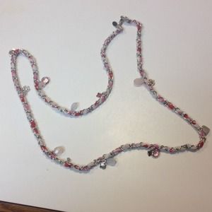 Long Pink Necklace