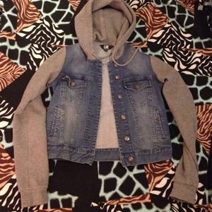 Hooded Jean Jacket