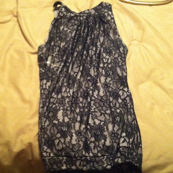Shirt med from maurices black lace