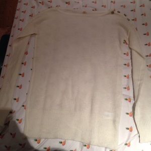 J. Crew cream sweater